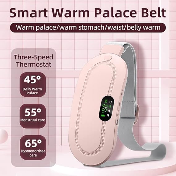 Portable Menstrual Pain Relief Heating Pad – Cordless Electric Heat Belt